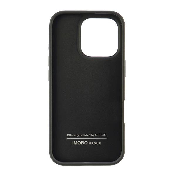 Audi syntetisk læder iPhone 16 Pro 6.3" sort/sort hardcase AU-TPUPCIP16P-GT/D2-BK