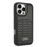 Audi syntetisk læder MagSafe iPhone 16 Pro Max 6.9" sort/sort hardcase AU-TPUPCMIP16PM-GT/D3-BK