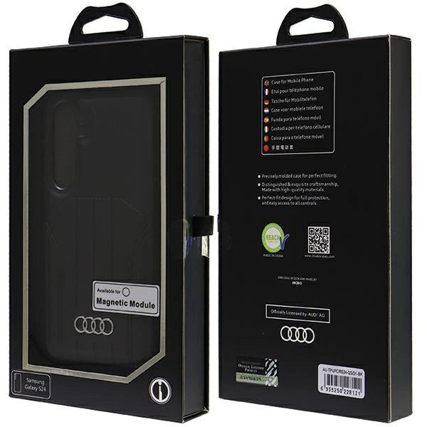 Audi MagSafe S24 S921 sort/sort hardcase AU-TPUPCMS24-Q5/D1-BK