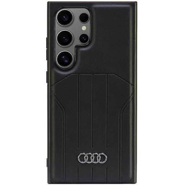 Audi MagSafe S24 Ultra S928 sort/sort hardcase AU-TPUPCMS24U-Q5/D1-BK
