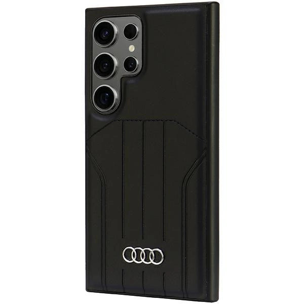Audi MagSafe S24 Ultra S928 sort/sort hardcase AU-TPUPCMS24U-Q5/D1-BK