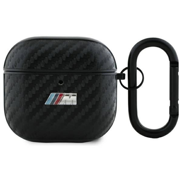 BMW BMA4CMPUCA AirPods 4 cover sort/sort PU Carbon M Collection