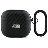 BMW BMA4CMPUCA AirPods 4 cover sort/sort PU Carbon M Collection