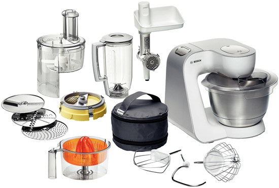 Bosch Styline MUM54251 Køkkenmaskine 3.9liter Hvid/sølv