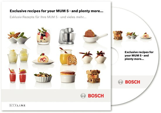 Bosch Styline MUM54251 Køkkenmaskine 3.9liter Hvid/sølv