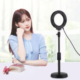 LED-ringlampe Puluz med justerbar base PU391