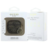 Guess GUA4G4GSMW AirPods 4 cover brun 4G Charm Collection