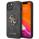 Guess GUHCP13M4GMGGR iPhone 13 / 14 / 15 6.1" grå/grå hardcase 4G Big Metal Logo
