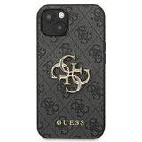 Guess GUHCP13M4GMGGR iPhone 13 / 14 / 15 6.1" grå/grå hardcase 4G Big Metal Logo