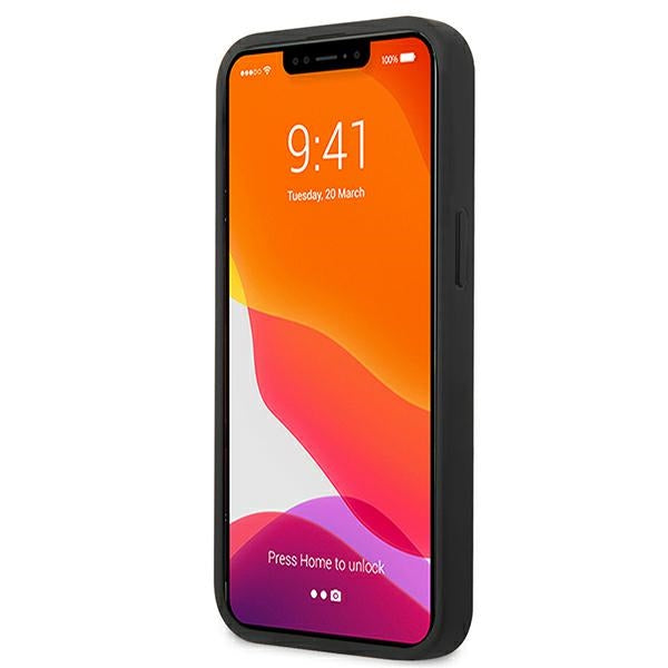 Guess GUHCP13M4GMGGR iPhone 13 / 14 / 15 6.1" grå/grå hardcase 4G Big Metal Logo