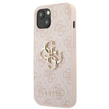 Guess 4G Big Metal Logo Case til iPhone 13 / 14 / 15 6.1" - Pink