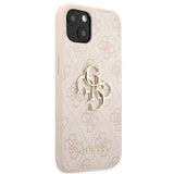 Guess 4G Big Metal Logo Case til iPhone 13 / 14 / 15 6.1" - Pink