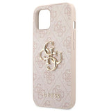 Guess 4G Big Metal Logo Case til iPhone 13 / 14 / 15 6.1" - Pink