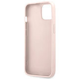 Guess 4G Big Metal Logo Case til iPhone 13 / 14 / 15 6.1" - Pink