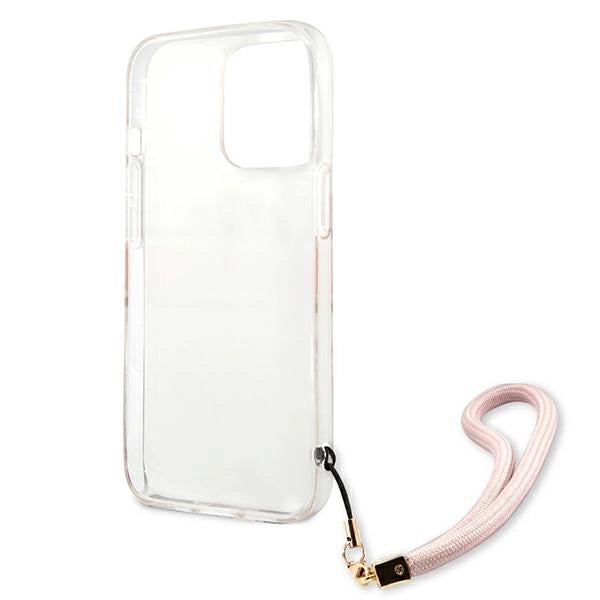 Guess Marble Strap Collection iPhone 13 Pro Max 6.7" Case - Pink