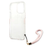 Guess Marble Strap Collection iPhone 13 Pro Max 6.7" Case - Pink