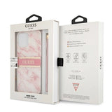 Guess Marble Strap Collection iPhone 13 Pro Max 6.7" Case - Pink