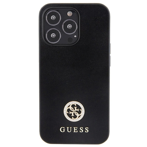 Guess GUHCP13XPS4DGPK iPhone 13 Pro Max 6.7" sort/sort hardcase Strass Metal Logo