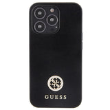 Guess GUHCP13XPS4DGPK iPhone 13 Pro Max 6.7" sort/sort hardcase Strass Metal Logo