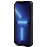 Guess GUHCP13XPS4DGPK iPhone 13 Pro Max 6.7" sort/sort hardcase Strass Metal Logo