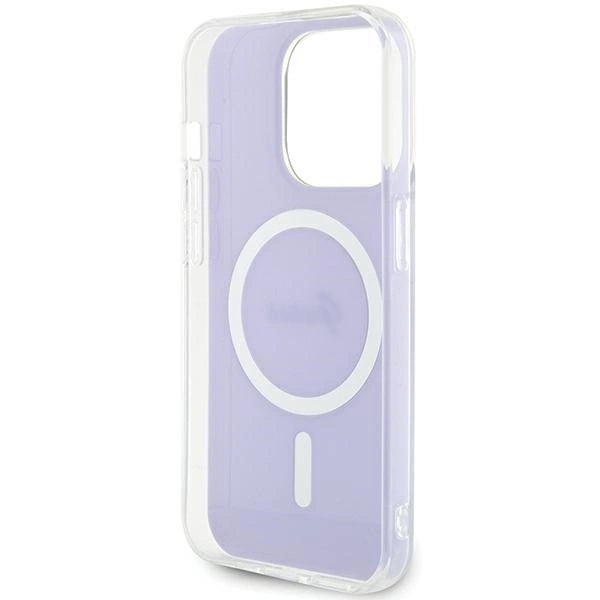 Guess GUHMP15LHITSU iPhone 15 Pro 6.1" lilla/lila hardcase IML Iridescent MagSafe