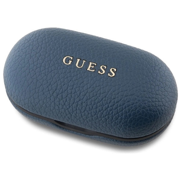 Guess Bluetooth hovedtelefoner GUTWSPGTSPSB TWS + docking station blå/blå Grained Classic Logo