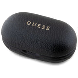 Guess Bluetooth hovedtelefoner GUTWSPGTSPSK TWS + docking station sort/sort Grained Classic Logo