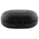 Guess Bluetooth hovedtelefoner GUTWSPGTSPSK TWS + docking station sort/sort Grained Classic Logo