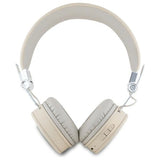 Guess Bluetooth on-ear hovedtelefoner ENC GUBH70PGTSPSE beige/beige Grained Classic Round Shape