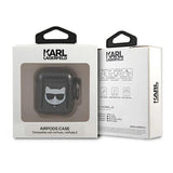 Karl Lagerfeld KLA2UCHGK AirPods 1/2 cover sort/sort Glitter Choupette