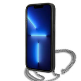 Karl Lagerfeld Monogram Plaque Case for iPhone 13 Pro / 13 6.1" - Blackx