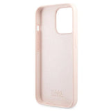 Karl Lagerfeld Silicone Karl`s Head Case for iPhone 13 Pro Max 6.7" - Light Pink