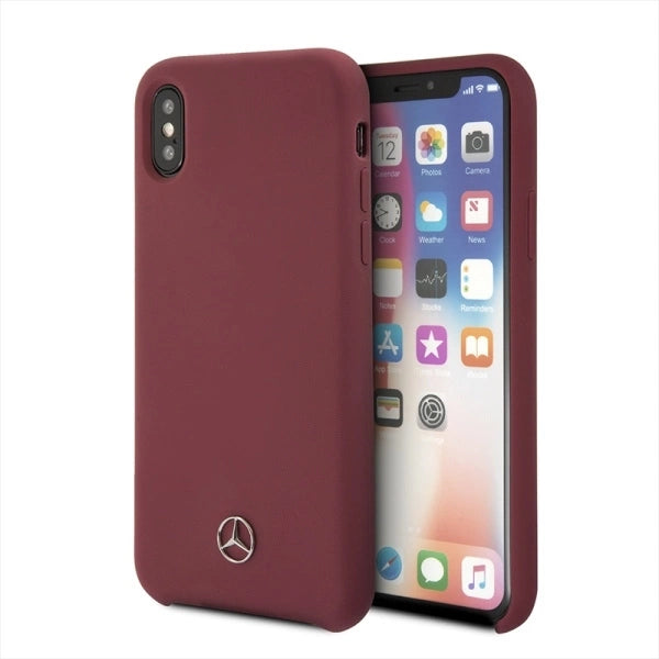 Mercedes Silicone Line iPhone X/XS Case - rød