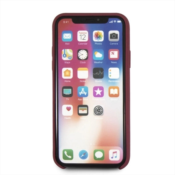 Mercedes Silicone Line iPhone X/XS Case - rød