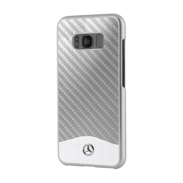 Mercedes Wave V-hylster til Samsung Galaxy S8+ - sølv