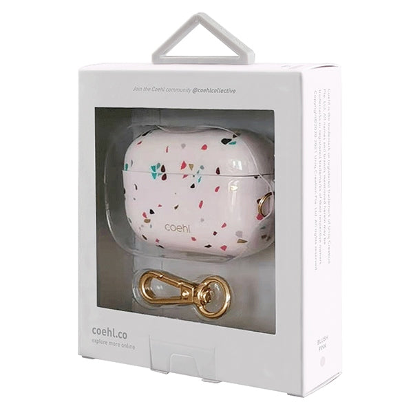Uniq Coehl Terrazzo AirPods Pro Case Pink/Blush Pink
