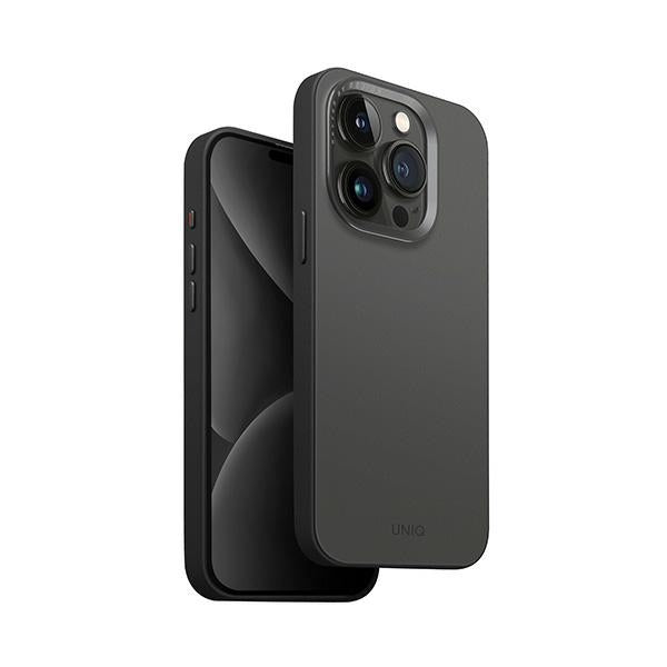 Uniq Lyden DS iPhone 15 Pro Max 6,7" Magclick Opladningsfoder grå-sort/kolgrå-sort