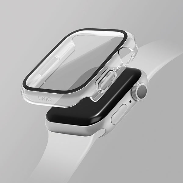Uniq Nautic Apple Watch Series 7/8/9 41mm Case Transparent/Dove Clear