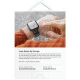 Uniq Nautic Apple Watch Series 7/8/9 41mm Case Transparent/Dove Clear