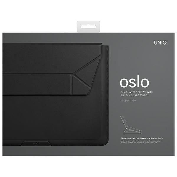 Uniq Oslo bærbar hylde 14" sort/sort
