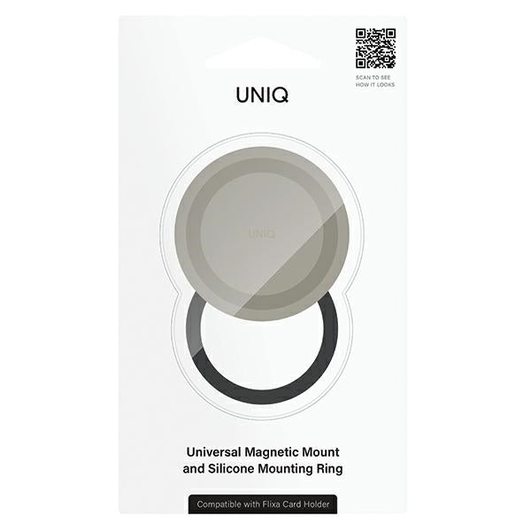 Uniq Flixa Magnetic Base magnetisk base til montering af grå/flintgrå