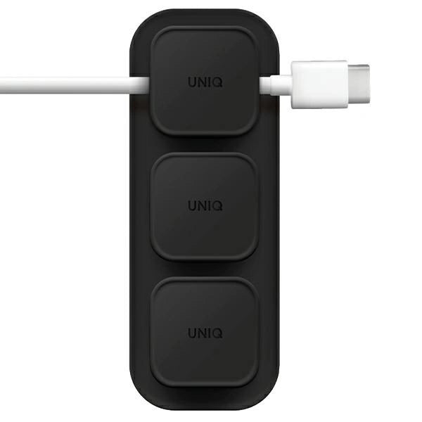 Uniq Pod Mag magnetiske kabler + basis mørkegrå/trækul mørkegrå