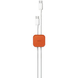 Uniq Pod selvklæbende kabelorganisator - sæt på 8 - orange