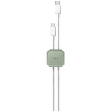 Uniq Pod selvklæbende kabel organisator sæt af 8 grønne / mist grønne
