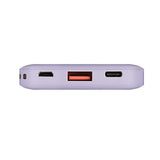 Powerbank Uniq Fuele mini 8000mAh USB-C 18W PD Hurtig opladning - lavendel