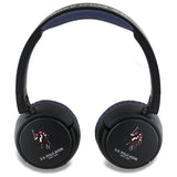 US Polo Bluetooth On-Ear Headphones USHPV6PCOV Navy DH Farve Logo