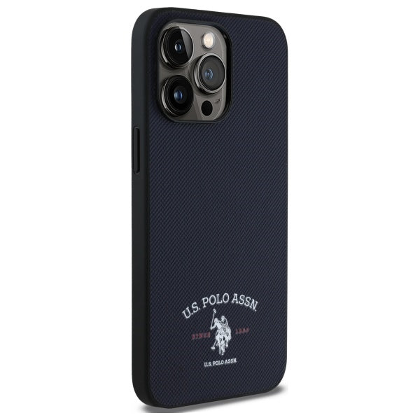US Polo USHCP15XPARV iPhone 15 Pro Max 6.7" Navy Printed DH Logo