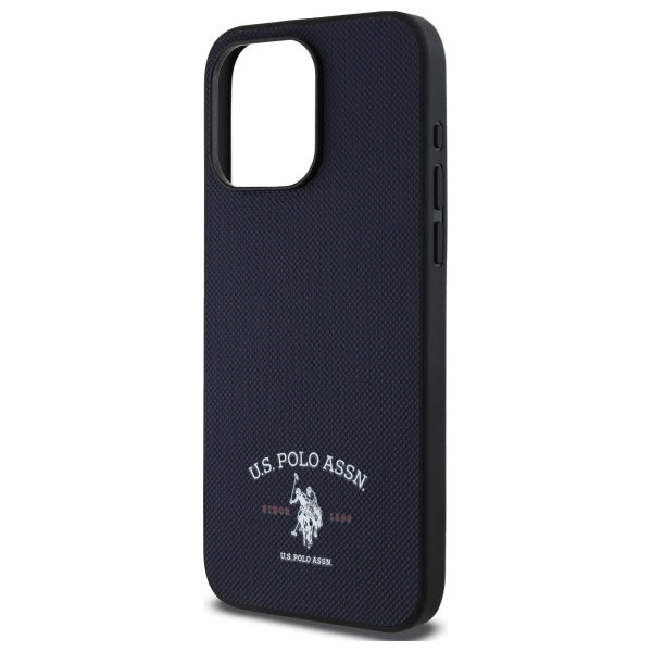 US Polo USHCP15XPARV iPhone 15 Pro Max 6.7" Navy Printed DH Logo
