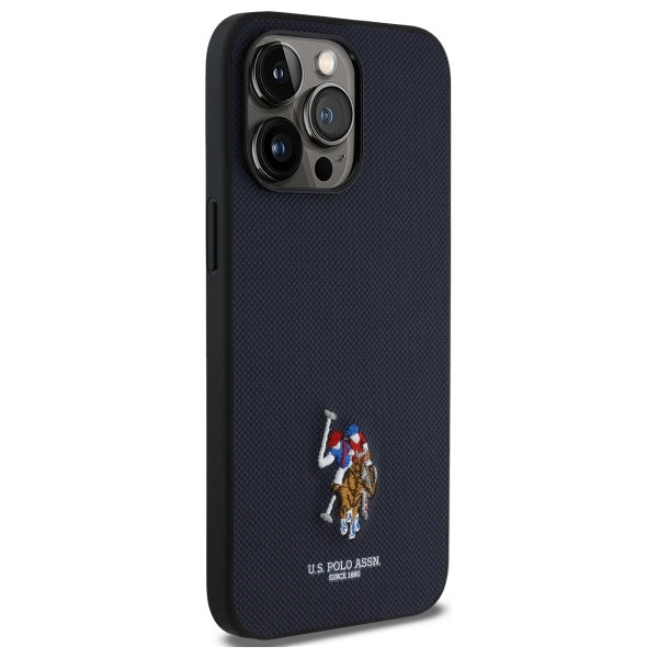 US Polo USHCP15XPEMV iPhone 15 Pro Max 6.7" Navy Embroidered DH Color