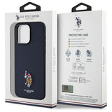 US Polo USHCP15XPEMV iPhone 15 Pro Max 6.7" Navy Embroidered DH Color